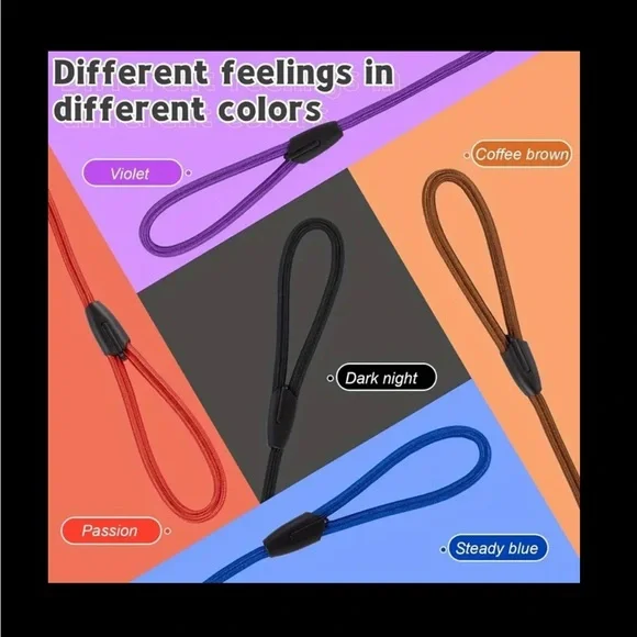 Dog Slip Nylon Leash 🪢 CHOOSE COLOR~ 5 Feet Long Black/Red/Blue - Picture 6 of 8